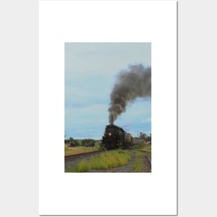 Big Boy 4014 going to Wilson Kansas with smoke Posters and Art